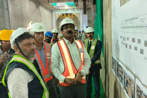 Bengaluru Metro’s TBM Bhadra completes second leg of tunnelling for Pink Line.