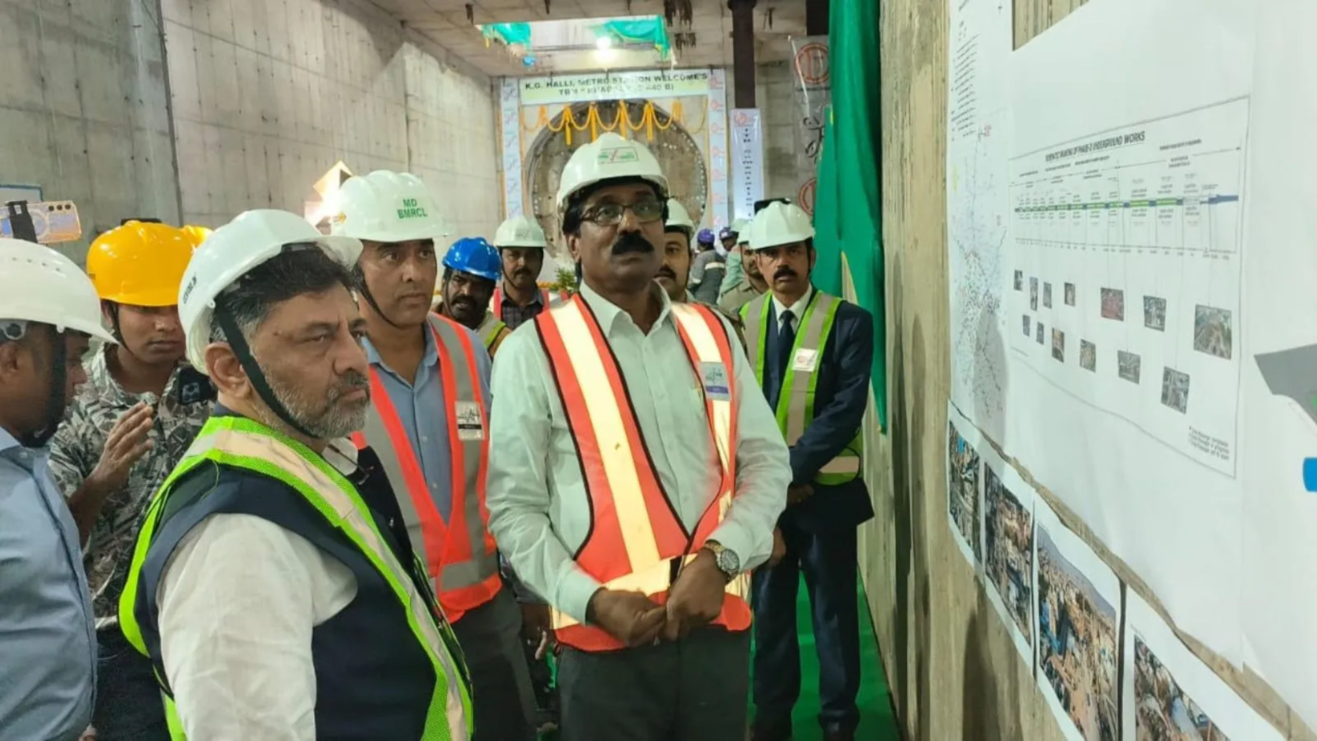 Bengaluru Metro’s TBM Bhadra completes second leg of tunnelling for Pink Line.