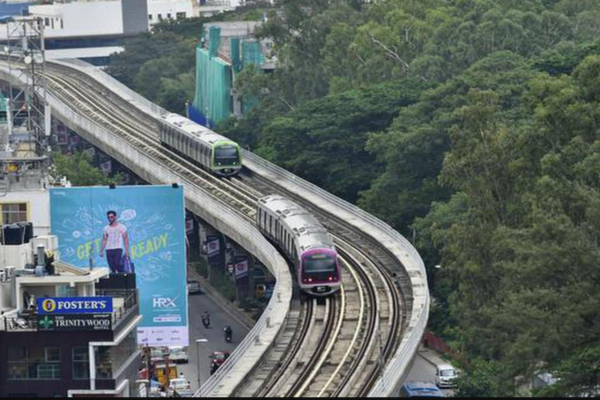 Namma Metro reaches airport, first pier constructed inside terminal.