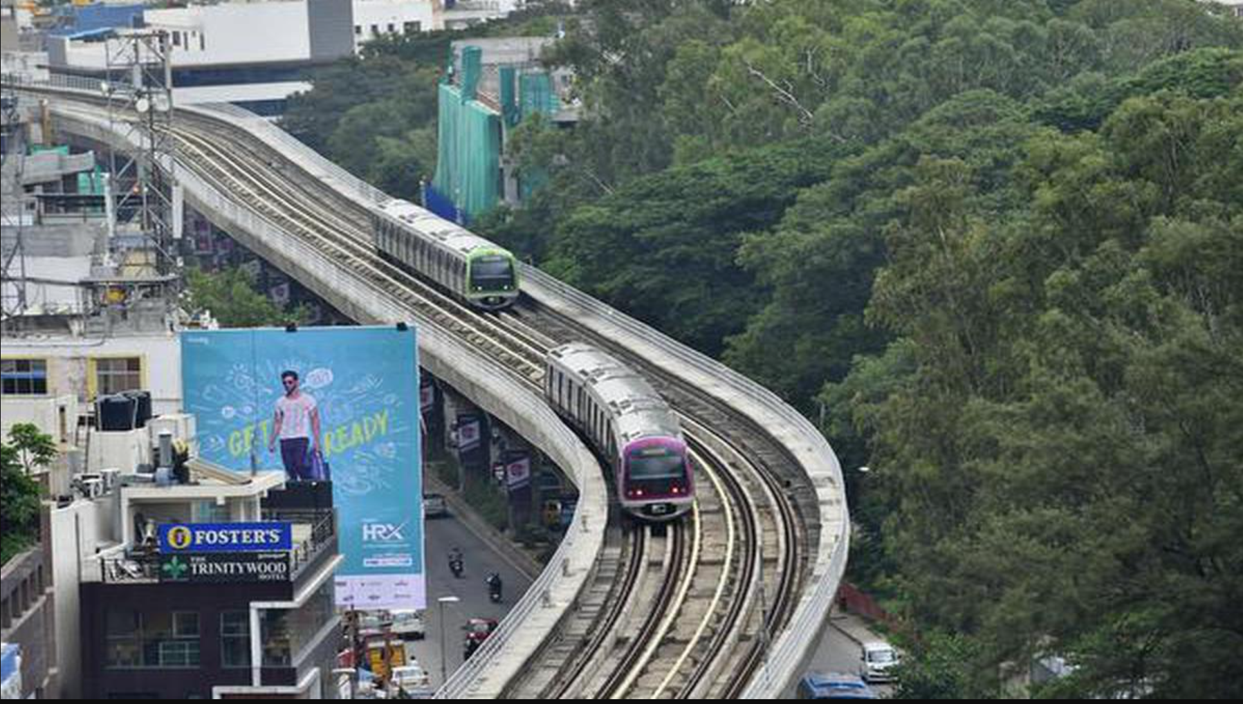 Namma Metro reaches airport, first pier constructed inside terminal.