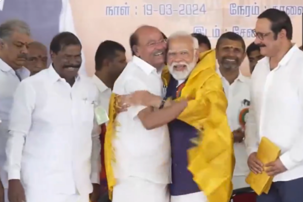 Prime Minister Narendra Modi Honored at Public Meeting in Salem